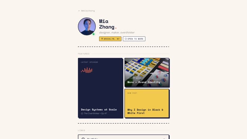 Personal Profile